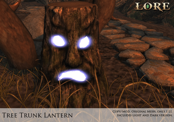 Tree Trunk Lantern Ad