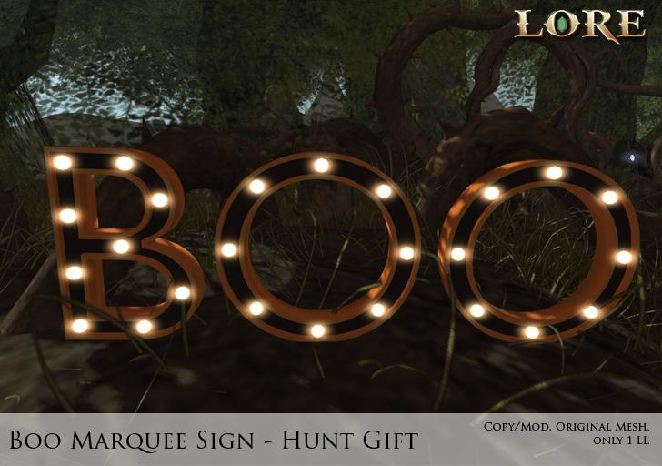 Boo Sign Ad