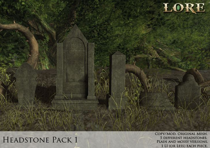 Headstone Pack 1 ad