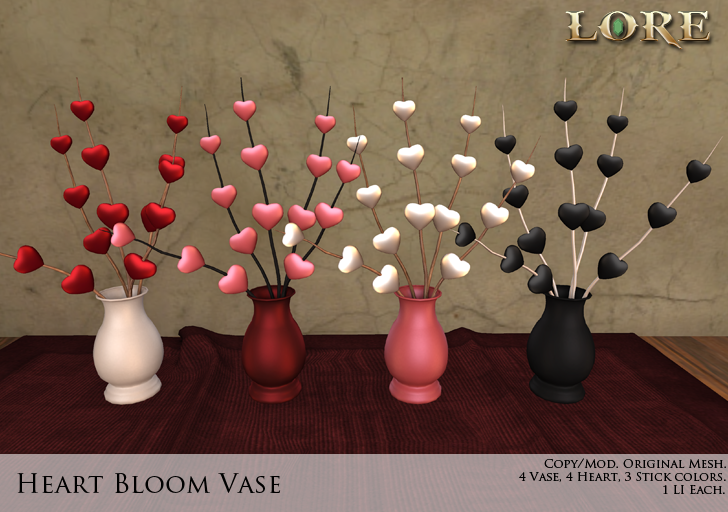 Heart bloom vase ad