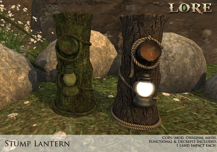 Stump Lantern Ad