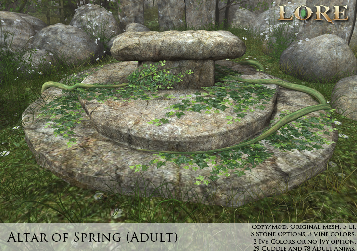 Altar of Spring Adult Ad