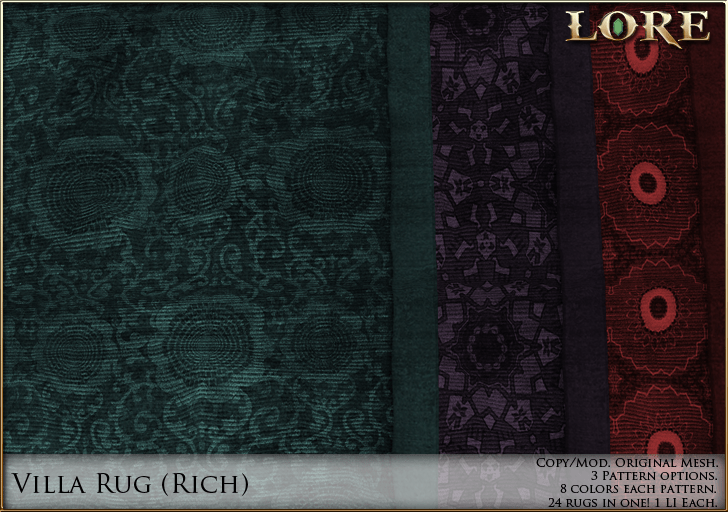 Villa Rug Rich Ad