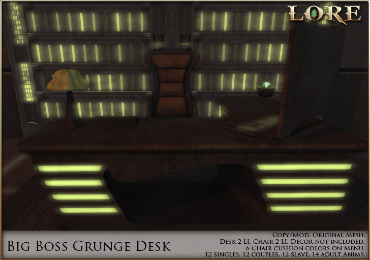 Big Boss Grunge Desk Ad