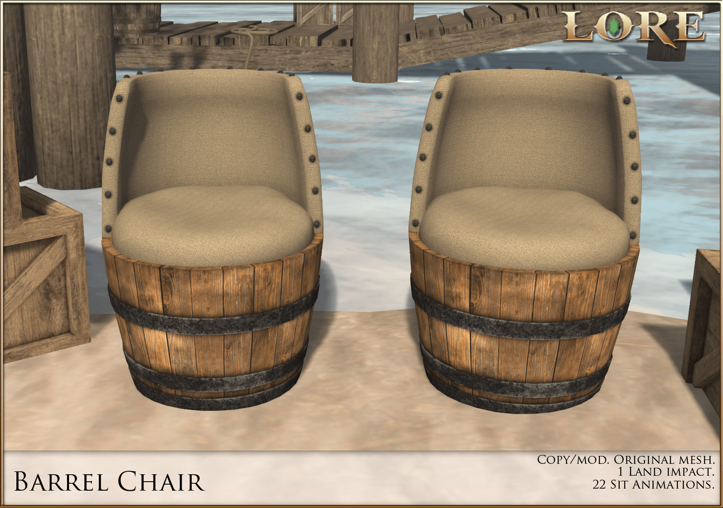 Barrel Chair Ad