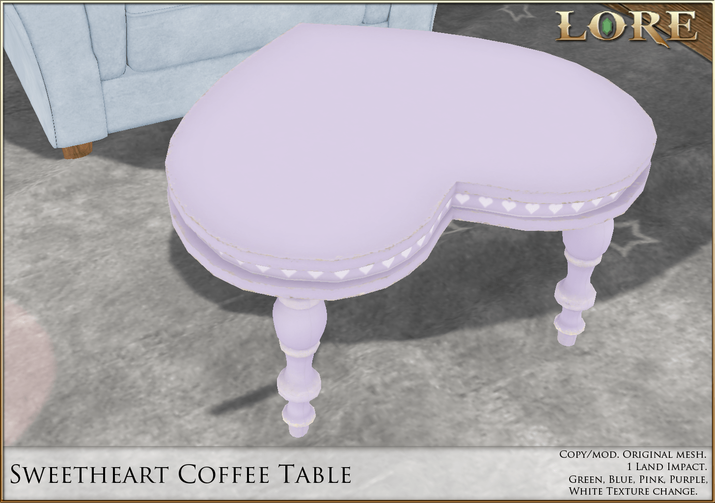 Sweetheart coffee table