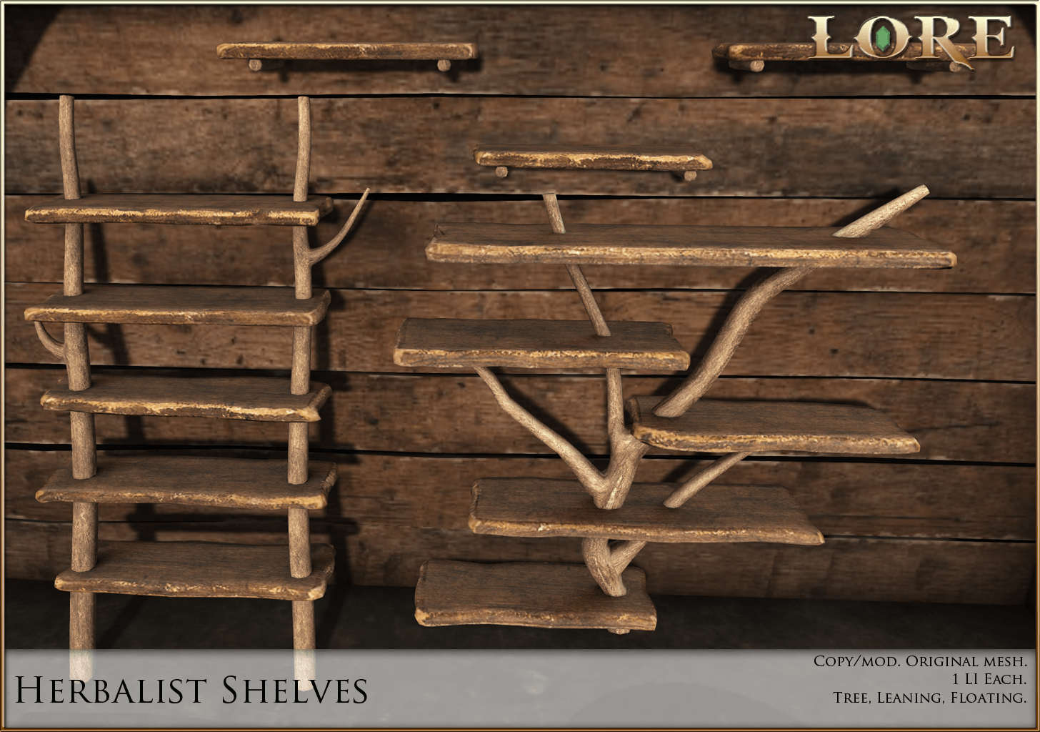 Herbalist Shelves Ad