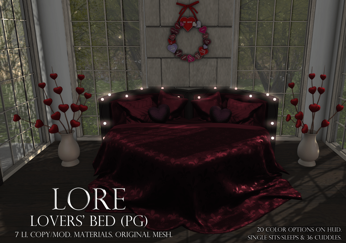 Lovers' bed PG ad