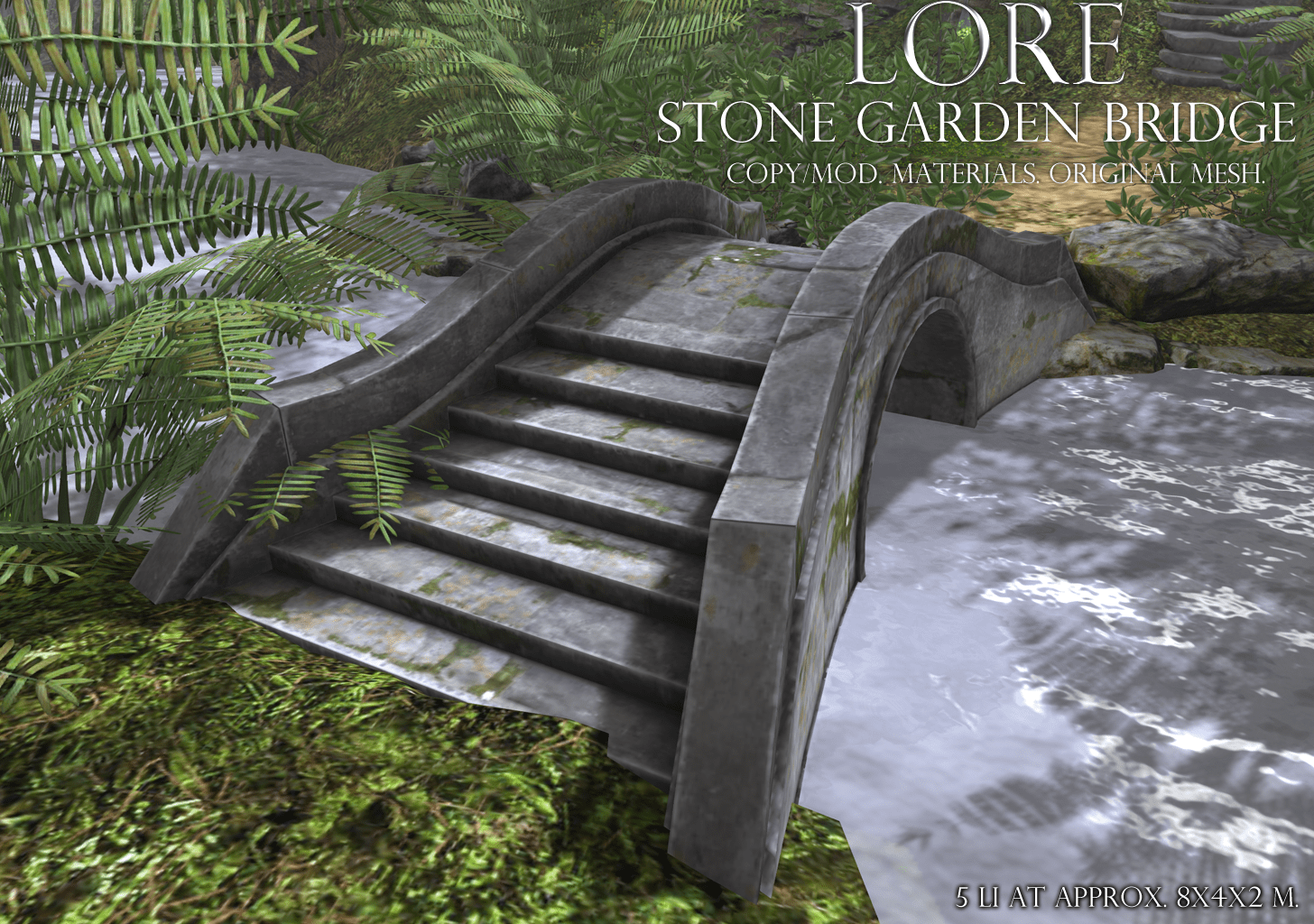 stone garden bridge ad