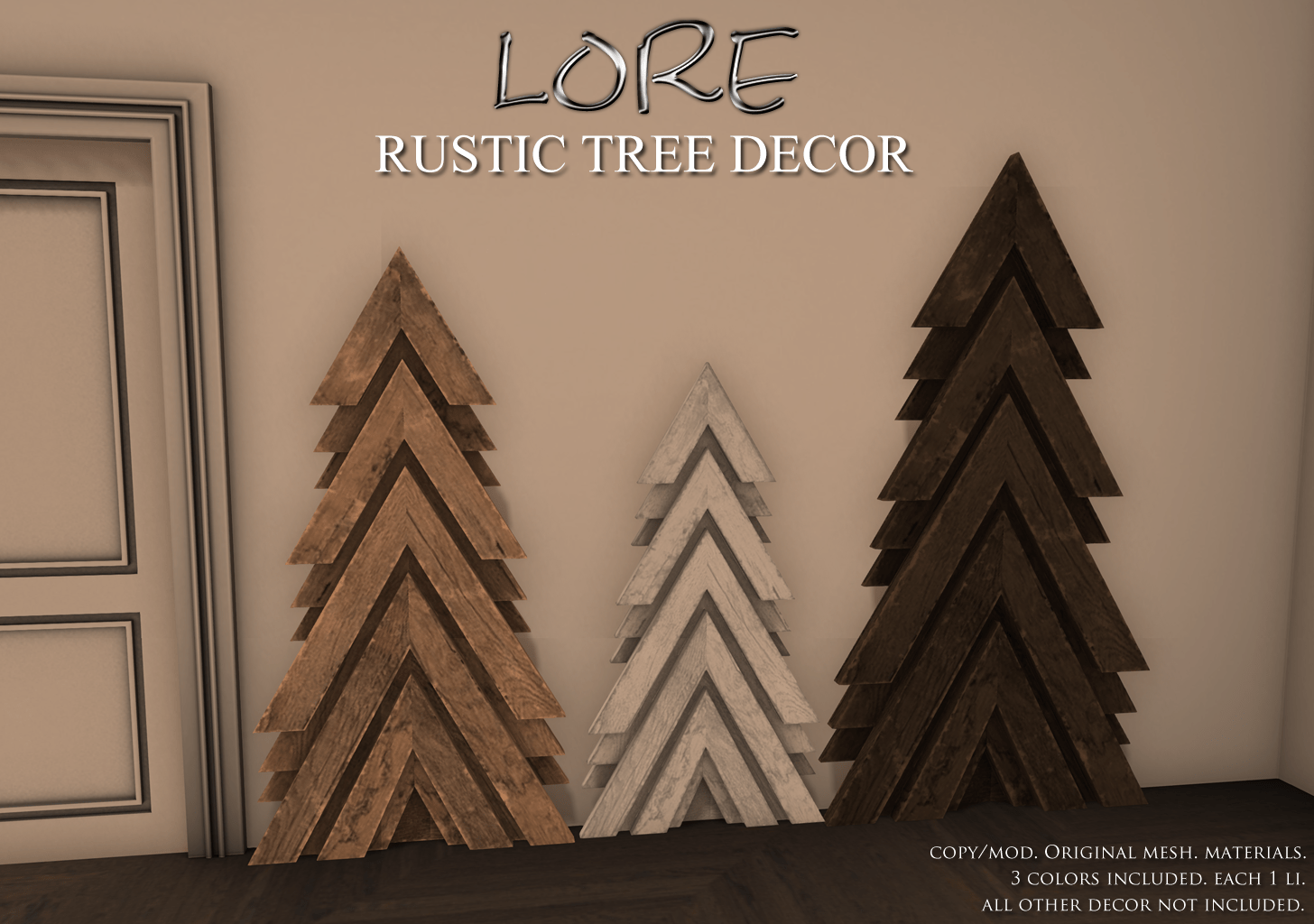 Rustic Tree Decor Ad